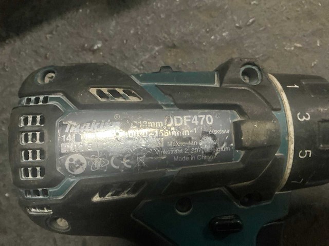Makita ddf470 schroefboormachine - afbeelding 5 van  6