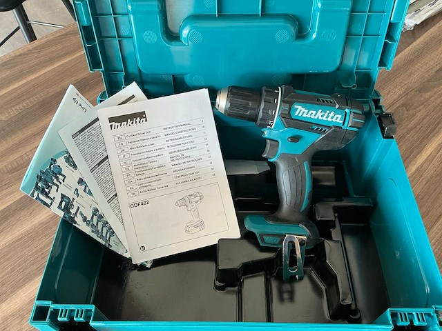 Makita ddf482 lxt 18v accu schroefmachine - afbeelding 1 van  6