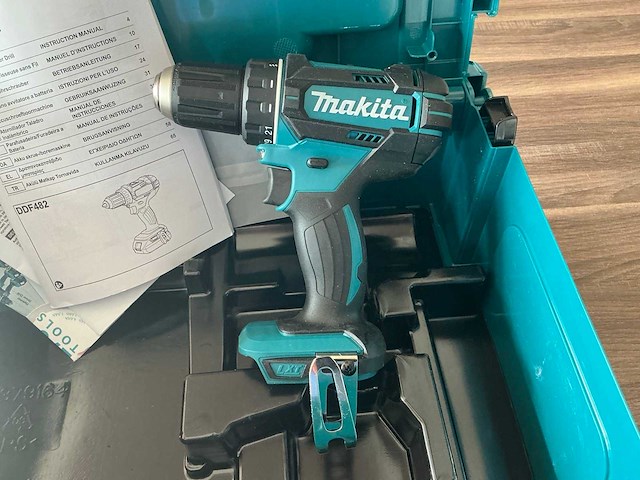 Makita ddf482 lxt 18v accu schroefmachine - afbeelding 2 van  6