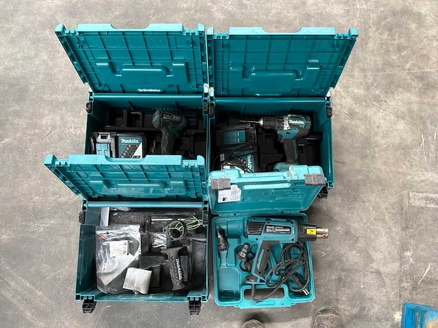 Makita ddf484 + dts153t1j accu boor-schroefmachine (2x) - afbeelding 1 van  3