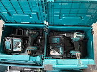 Makita ddf484 + dts153t1j accu boor-schroefmachine (2x) - afbeelding 2 van  3