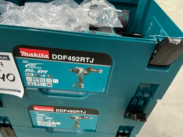 Makita ddf492rtj en ddf492zj diverse accu schroefmachines (3x) - afbeelding 4 van  4