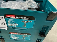 Makita ddf492rtj en ddf492zj diverse accu schroefmachines (3x) - afbeelding 4 van  4