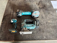 Makita decoupeerzaag, haakse slijper, lamp - afbeelding 1 van  6