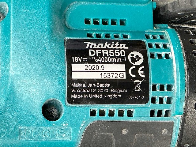Makita dfr559 bandschroefmachine - afbeelding 3 van  6
