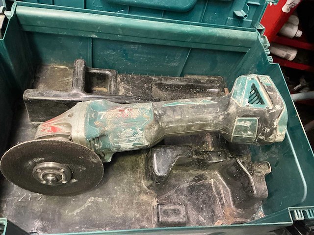 Makita dga306 accu haakse slijper - afbeelding 1 van  2