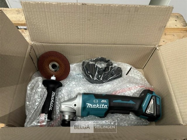 Makita dga508z 18v haakse slijper body - 125mm losse body - afbeelding 2 van  3