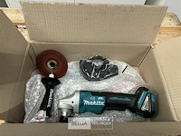 Makita dga508z 18v haakse slijper body - 125mm losse body - afbeelding 2 van  3