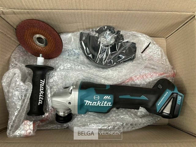 Makita dga508z 18v haakse slijper body - 125mm losse body - afbeelding 3 van  3