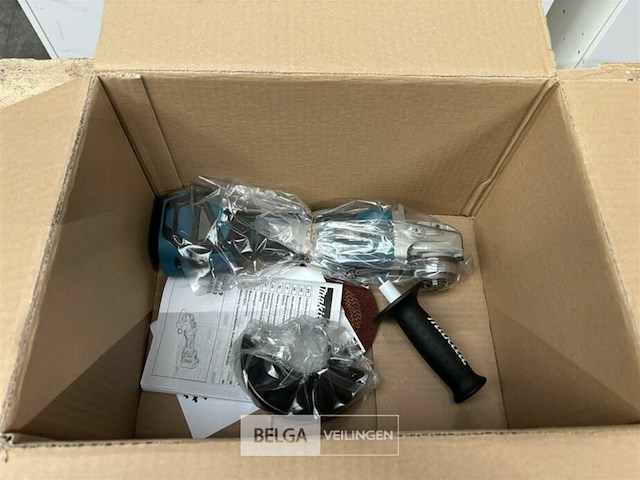 Makita dga519z 18v haakse slijper body x lock losse body - afbeelding 1 van  2