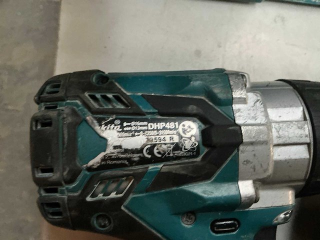 Makita dhp481 bandschroefmachine body (2x) - afbeelding 6 van  7