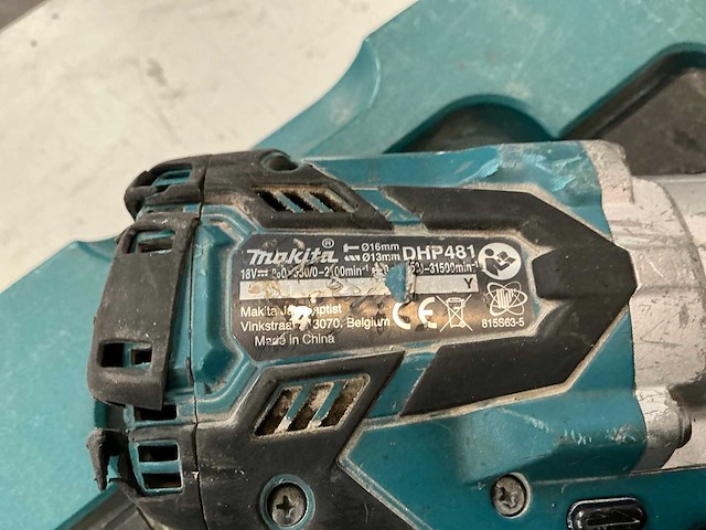 Makita dhp481 schroefboormachine body - afbeelding 4 van  6