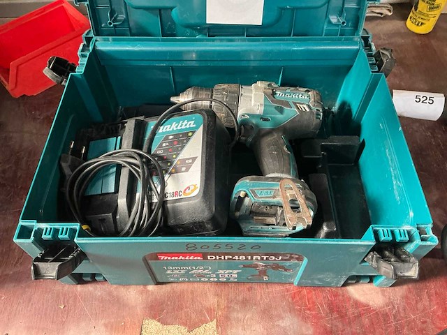 Makita dhp481 schroefboormachine body - afbeelding 1 van  5