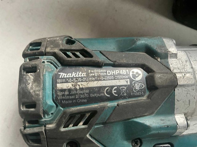 Makita dhp481 schroefboormachine - afbeelding 7 van  7