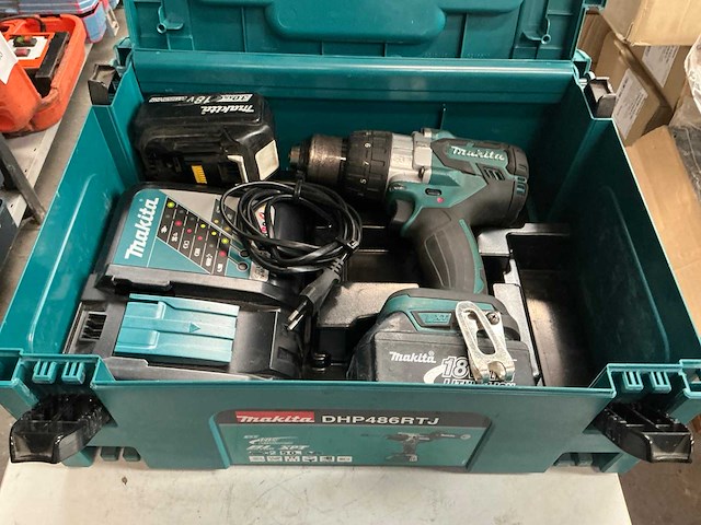 Makita dhp481 schroefboormachine - afbeelding 1 van  9