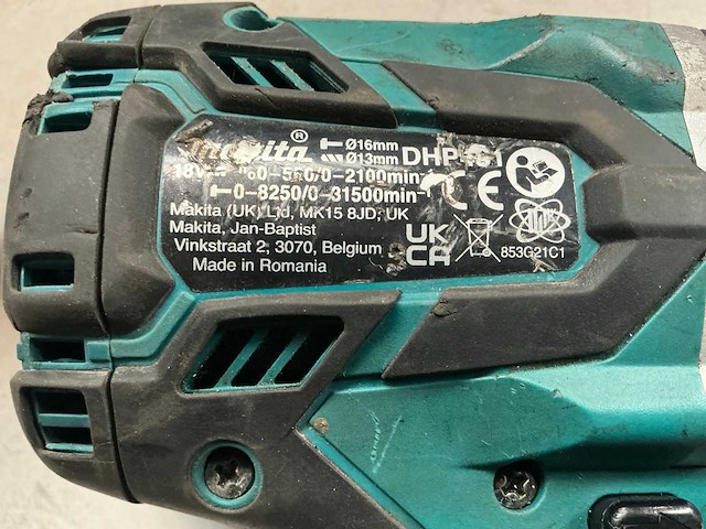 Makita dhp481 schroefboormachine - afbeelding 9 van  9