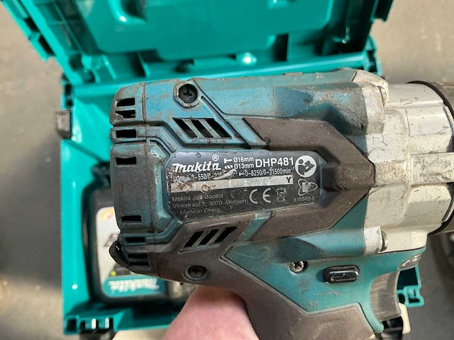 Makita dhp481 schroefboormachine - afbeelding 6 van  7