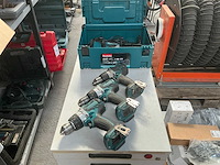 Makita dhp482 schroefboormachine (3x) - afbeelding 1 van  13