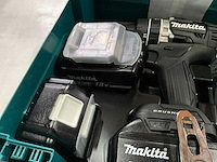 Makita dhp484 accuklopboormachine met lader en 4 accu’s - afbeelding 4 van  9