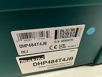 Makita dhp484 accuklopboormachine met lader en 4 accu’s - afbeelding 8 van  9