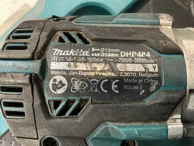 Makita dhp484 schroefboormachine body - afbeelding 4 van  6