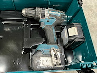 Makita dhp484rtj accu schroefmachine (2x) - afbeelding 1 van  3