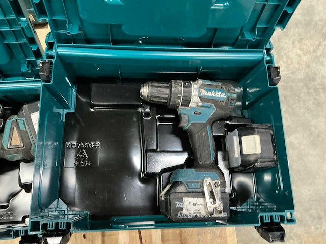 Makita dhp484rtj accu schroefmachine (2x) - afbeelding 2 van  3