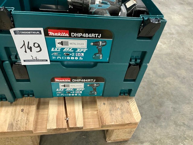 Makita dhp484rtj accu schroefmachine (2x) - afbeelding 3 van  3