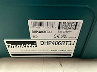 Makita dhp486rt3j klop- en boorschroefmachine met lader en 3 accu’s - afbeelding 8 van  9