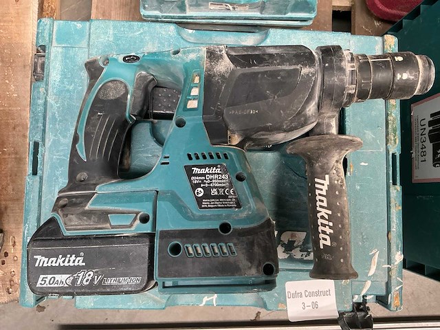 Makita dhr243 klopboormachine - afbeelding 3 van  6