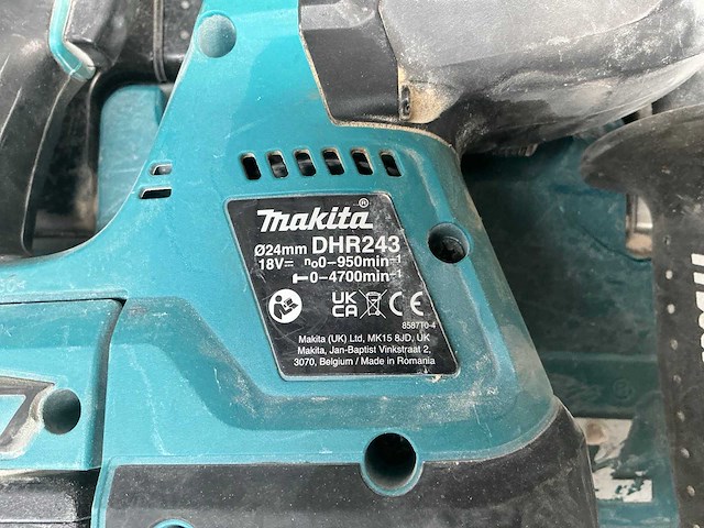 Makita dhr243 klopboormachine - afbeelding 4 van  6