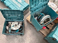 Makita dhs680 + 5008mg afkortcirkelzaagmachine (2x) - afbeelding 1 van  5