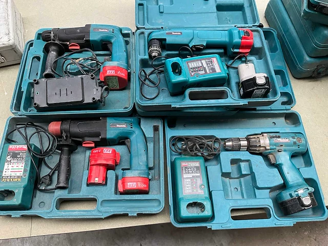 Makita divers accugereedschap (4x) - afbeelding 1 van  17