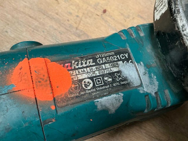Makita diverse elektrisch slijpers (3x) - afbeelding 4 van  6