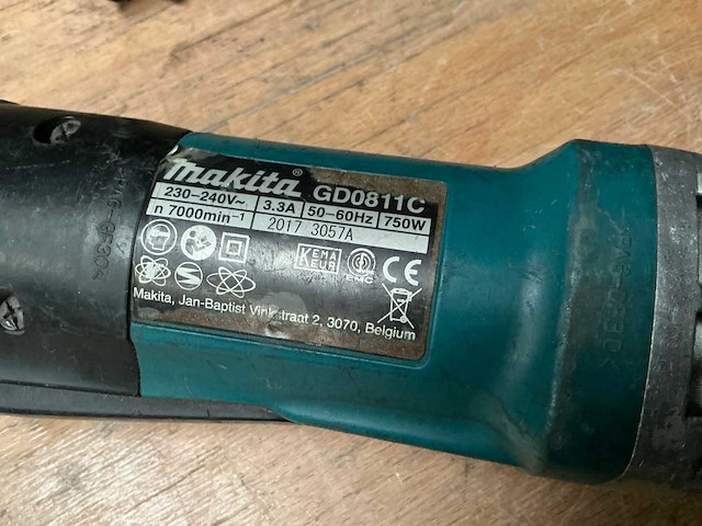 Makita diverse elektrisch slijpers (3x) - afbeelding 6 van  6