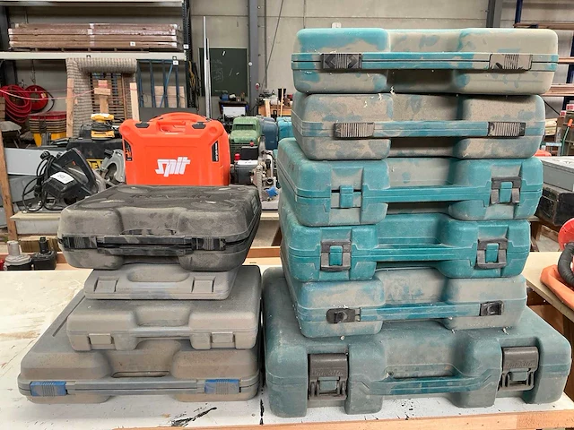 Makita diverse gereedschapskoffers (6x) - afbeelding 1 van  3