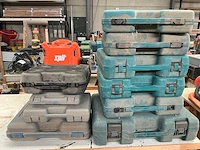 Makita diverse gereedschapskoffers (6x)