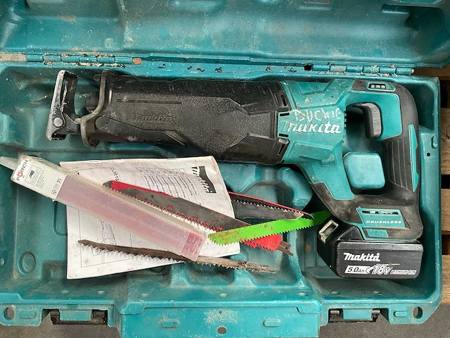 Makita djr186zk accu-reciprozaag - afbeelding 1 van  5