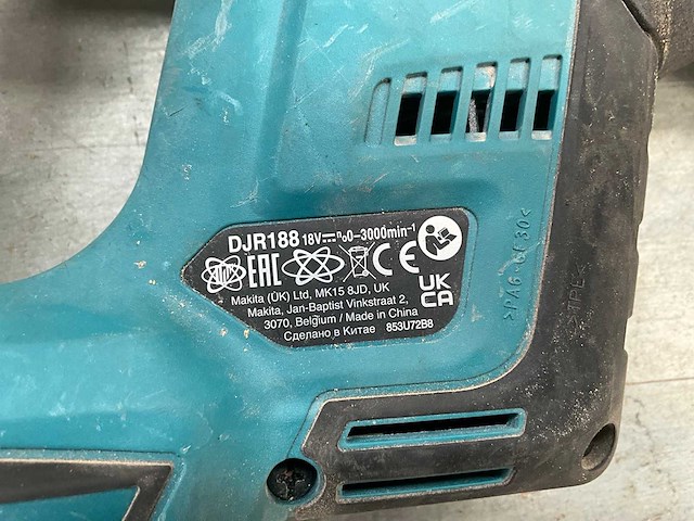 Makita djr188 accu-reciprozaag - afbeelding 3 van  6