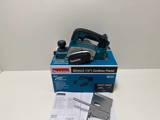 Makita dkp180z accu schaafmachine 18v - afbeelding 1 van  9