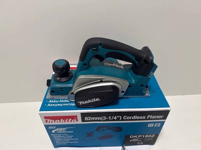 Makita dkp180z accu schaafmachine 18v - afbeelding 3 van  9