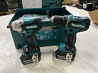 Makita dlx2452tj accu combo kit, schroefmachine/moersleutel met lader en 2 accu’s - afbeelding 2 van  9