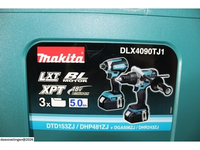 Makita dlx4090tj1 combopack - afbeelding 4 van  5