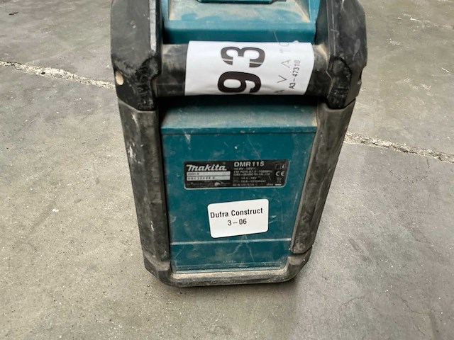Makita dmr115 werfradio - afbeelding 5 van  7