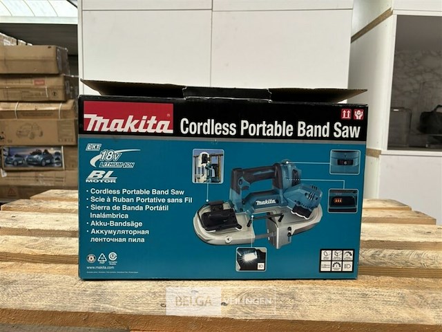 Makita dpb183z bandzaag 18v losse body - afbeelding 1 van  4