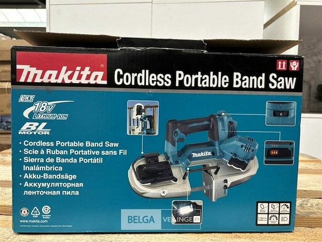 Makita dpb183z bandzaag 18v losse body - afbeelding 2 van  4