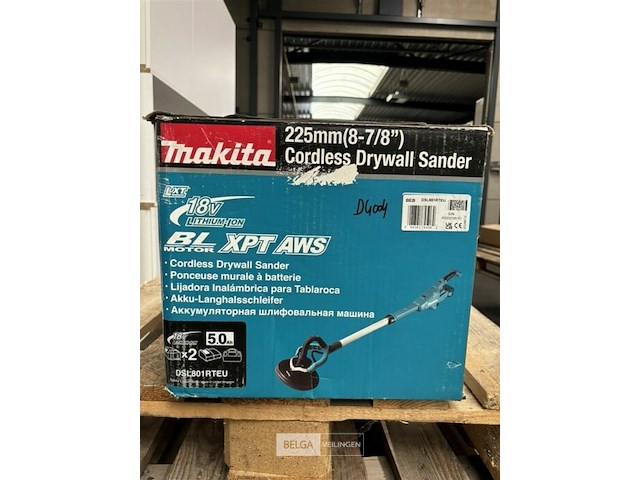 Makita dsl801rteu langnekschuurmachine 225mm 18v - afbeelding 5 van  5