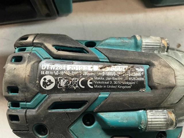 Makita dtw284 slagmoersleutel - afbeelding 7 van  7