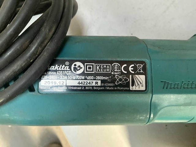 Makita elektrisch gereedschap (2x) - afbeelding 7 van  7