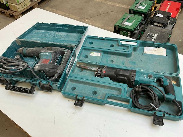 Makita elektrische gereedschappen (2x) - afbeelding 1 van  6